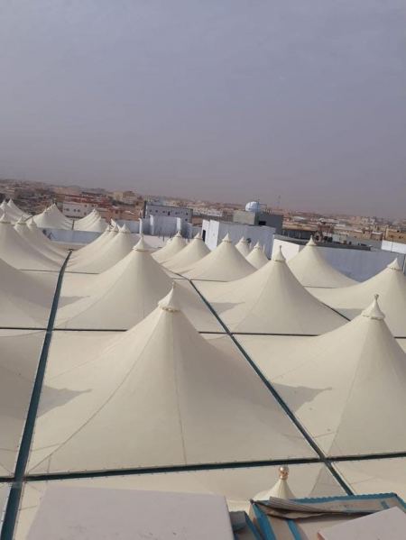 مظلات هرميةفي جدة بأفضل مواصفات المظلات الهرمية جميع انواعها واشكالها 